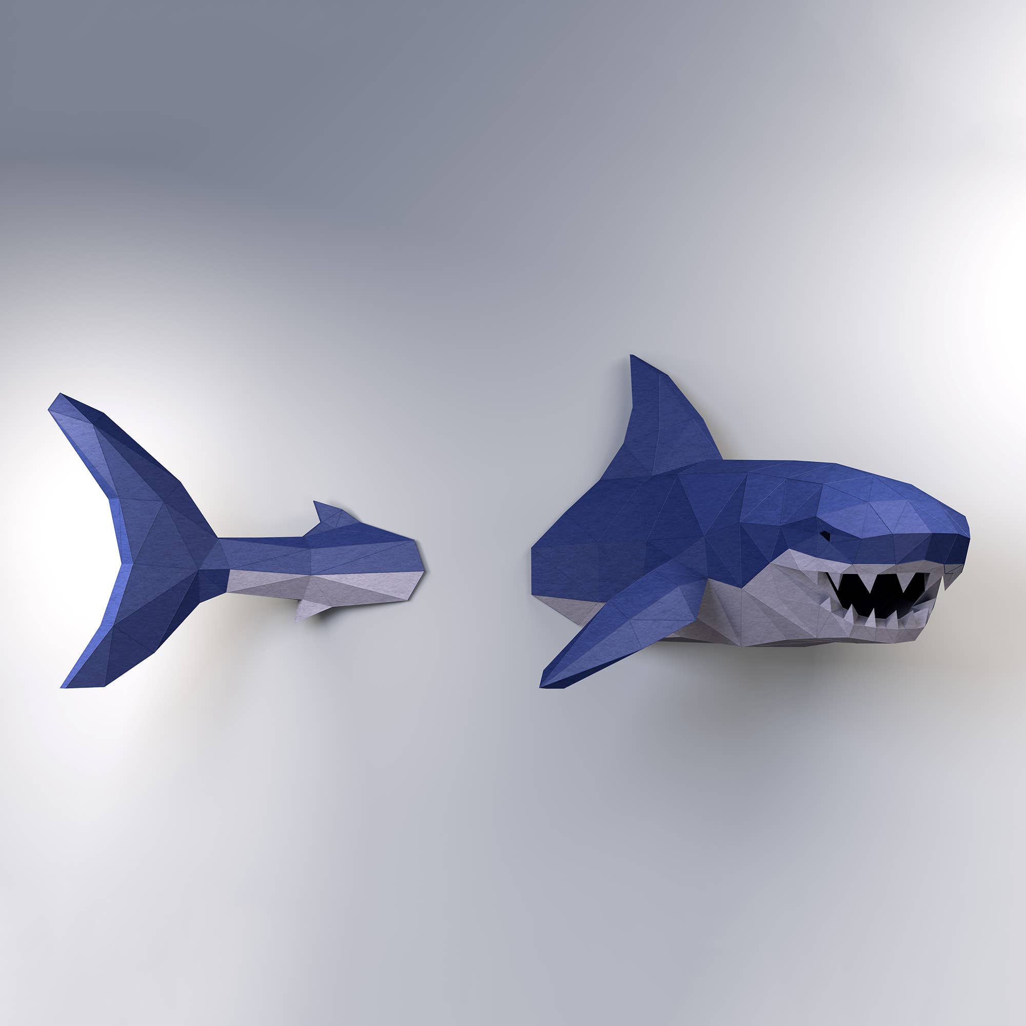 Shark Origami Wall Art