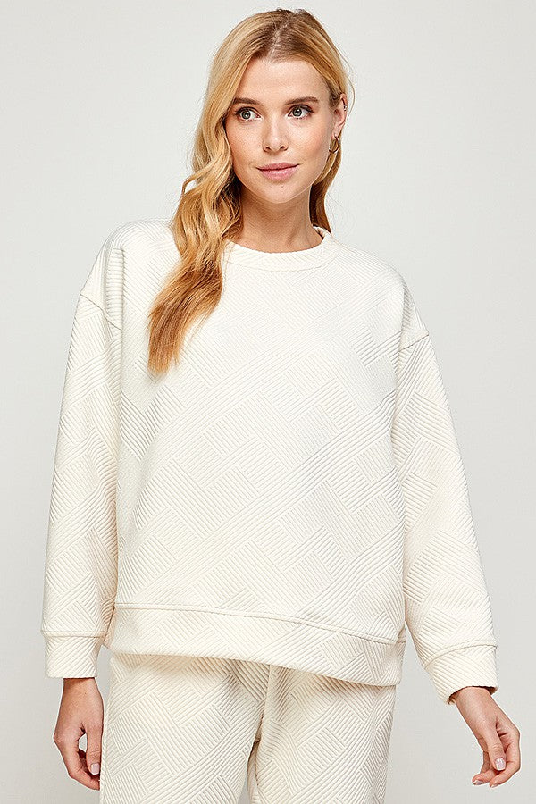 Textured Sweatshirt