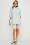 Soft Blue Stripe Shirt