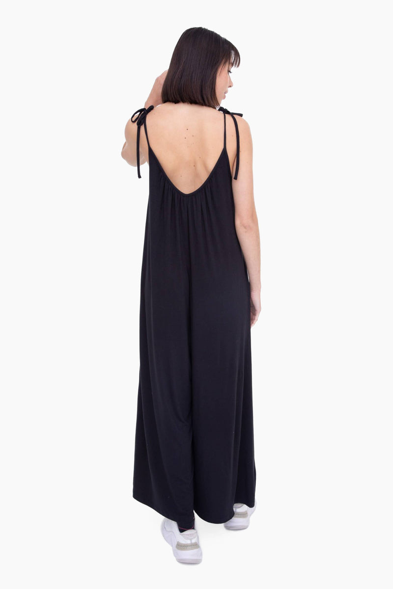 Adjustable Strap Oversized Lounge Jumpsuit