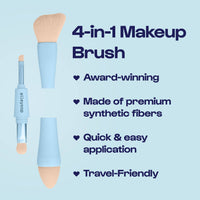 Multi-Tasker - 4-in-1 Makeup Brushes