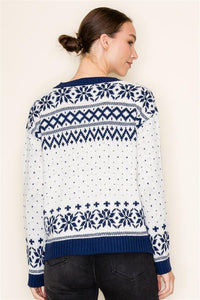 Christmas Print Sweater