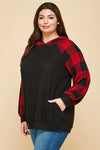 Buffalo Plaid Casual Hoodie