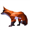 Walking Fox PaperCraft Origami Model, Fox 3D Model