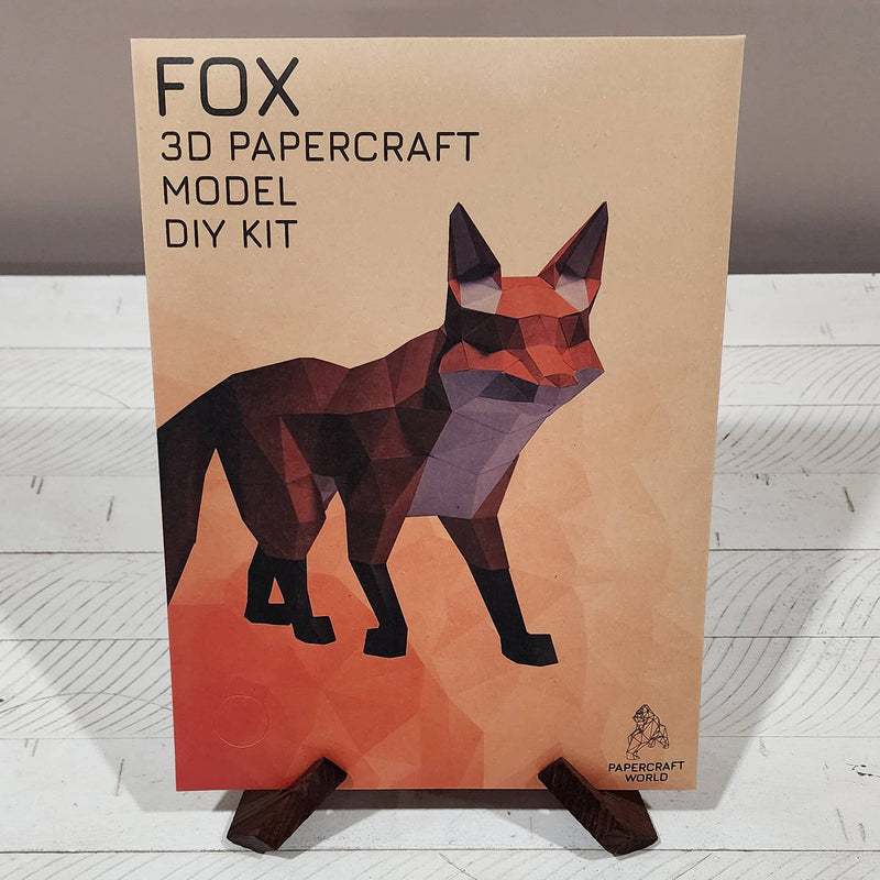 Walking Fox PaperCraft Origami Model, Fox 3D Model