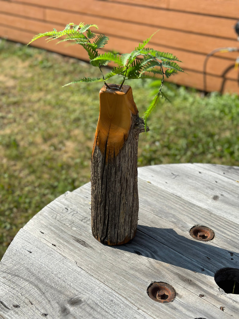 Handmade Wood Vase