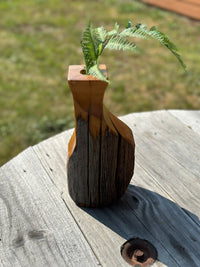 Handmade Wood Vase