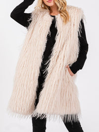 Faux Fur Vest (One Size)