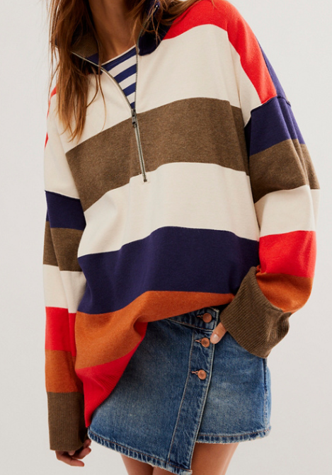 Coastal Stripe Pullover