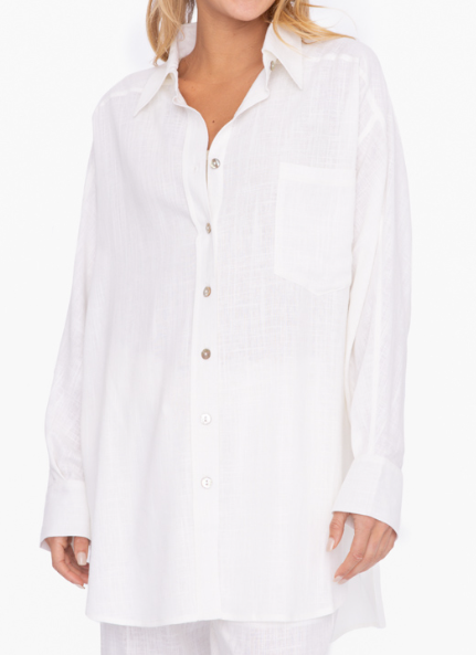 Oversize Resort Button Down