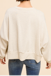 Crewneck Top w. Seam