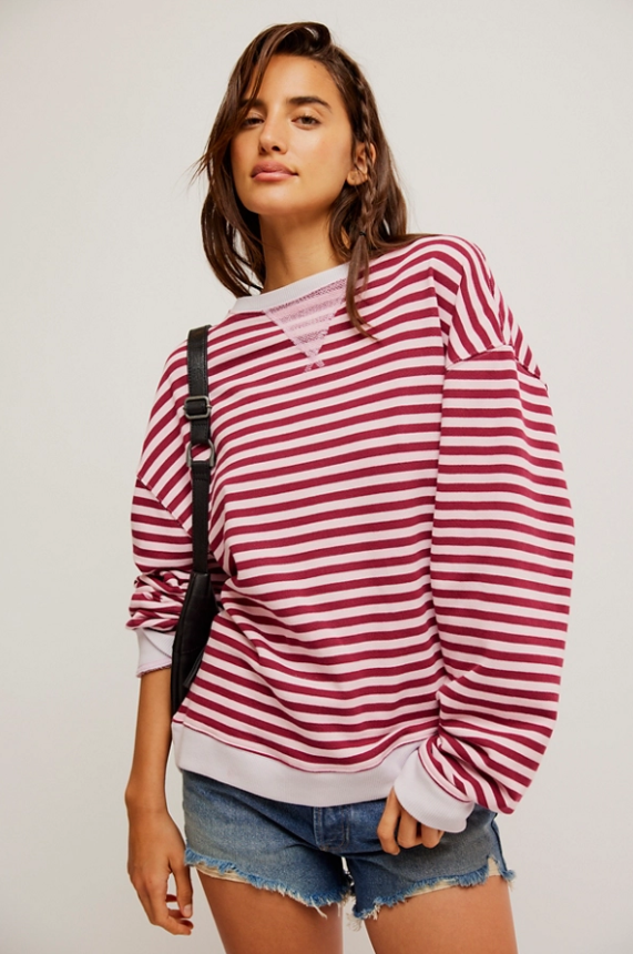 Classic Striped Crew