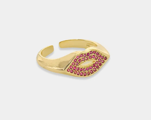 Pink Lips Ring