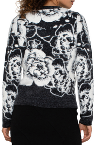 Floral Crew Neck Sweater