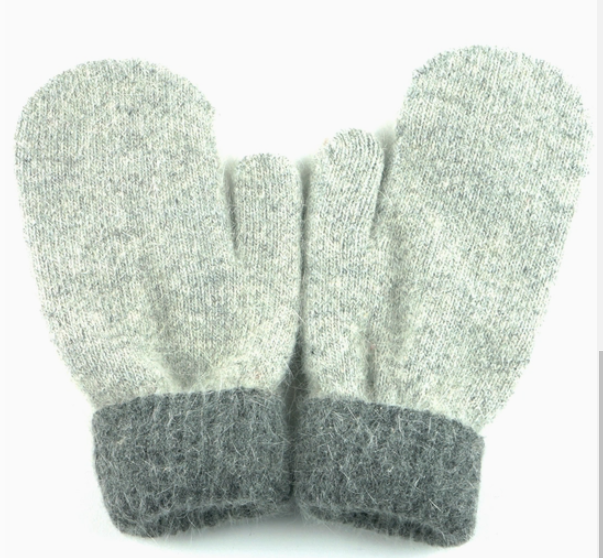 Two Tone Mittens