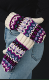 Patterned Knit Mittens