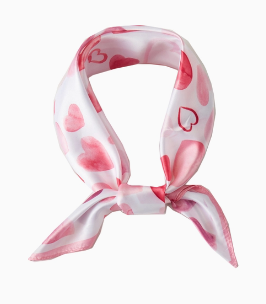 Pink Hearts Bandana