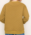 Quilted Crew Neck