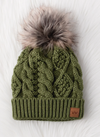 Solid Color Pom Hat