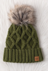 Solid Color Pom Hat