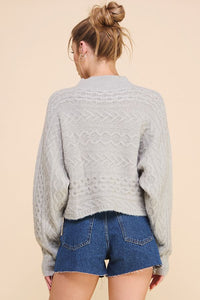 Cropped Dolman Sweater