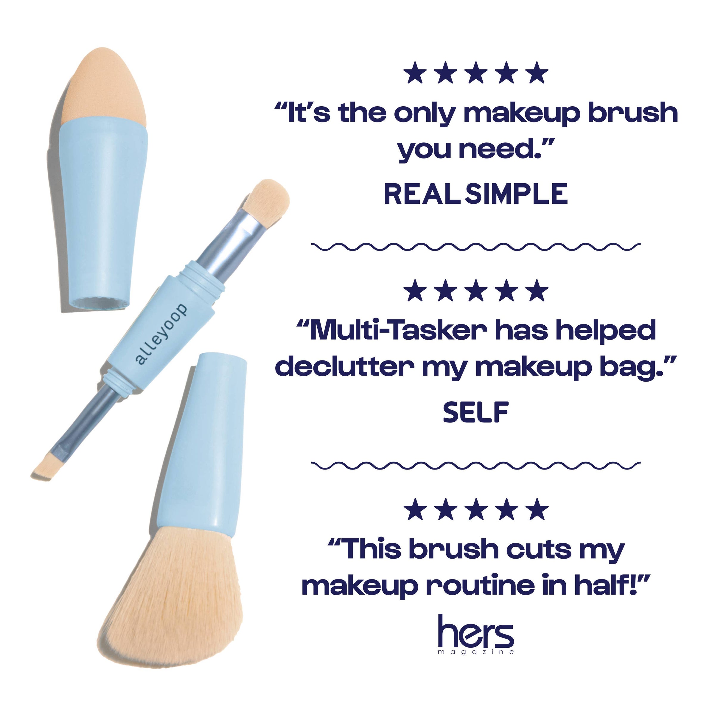 Multi-Tasker - 4-in-1 Makeup Brushes