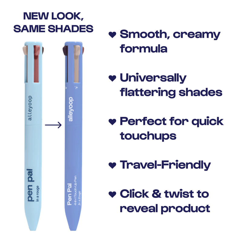 Pen Pal 4-in-1 Makeup Touch Up Pen - Berry Busy: Berry Busy