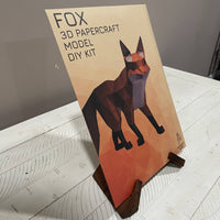 Walking Fox PaperCraft Origami Model, Fox 3D Model