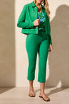 Kelly Green Button Front Jacket