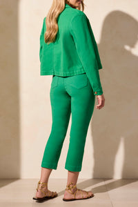 Kelly Green Button Front Jacket