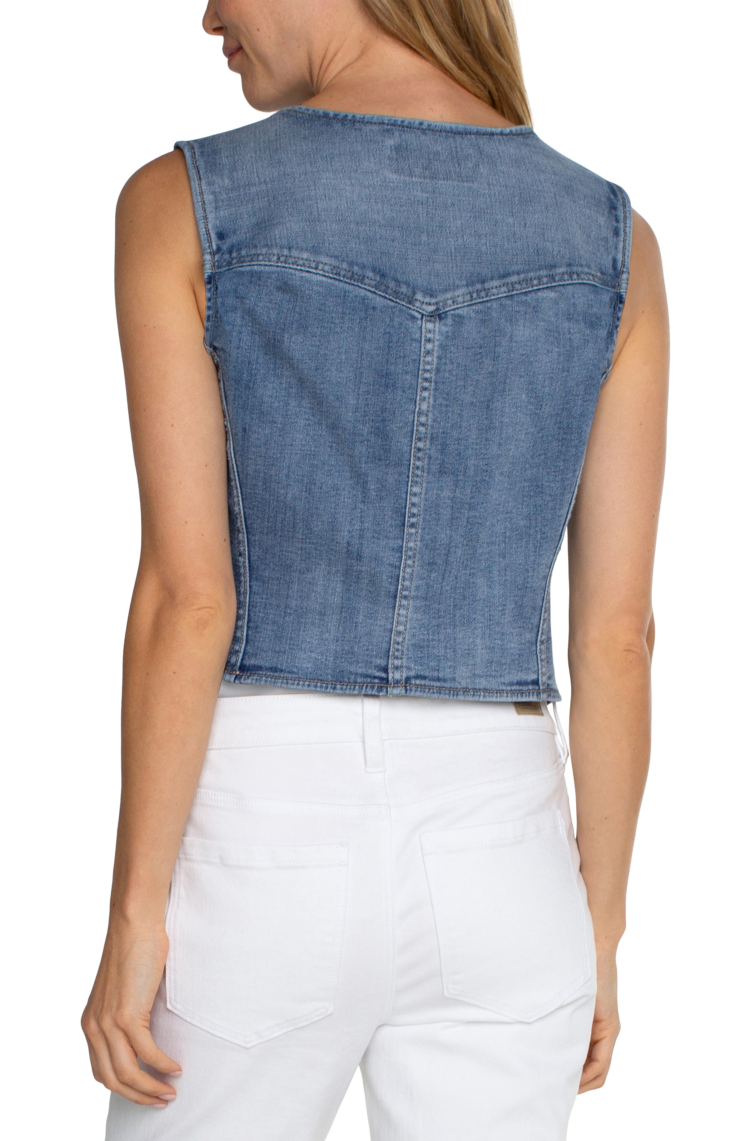 Denim Trucker Vest The Sweetwater Co