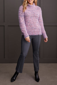 Soft Orchid Cowl Neck Sweater