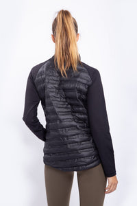 Padded Back Half-Zip Pullover