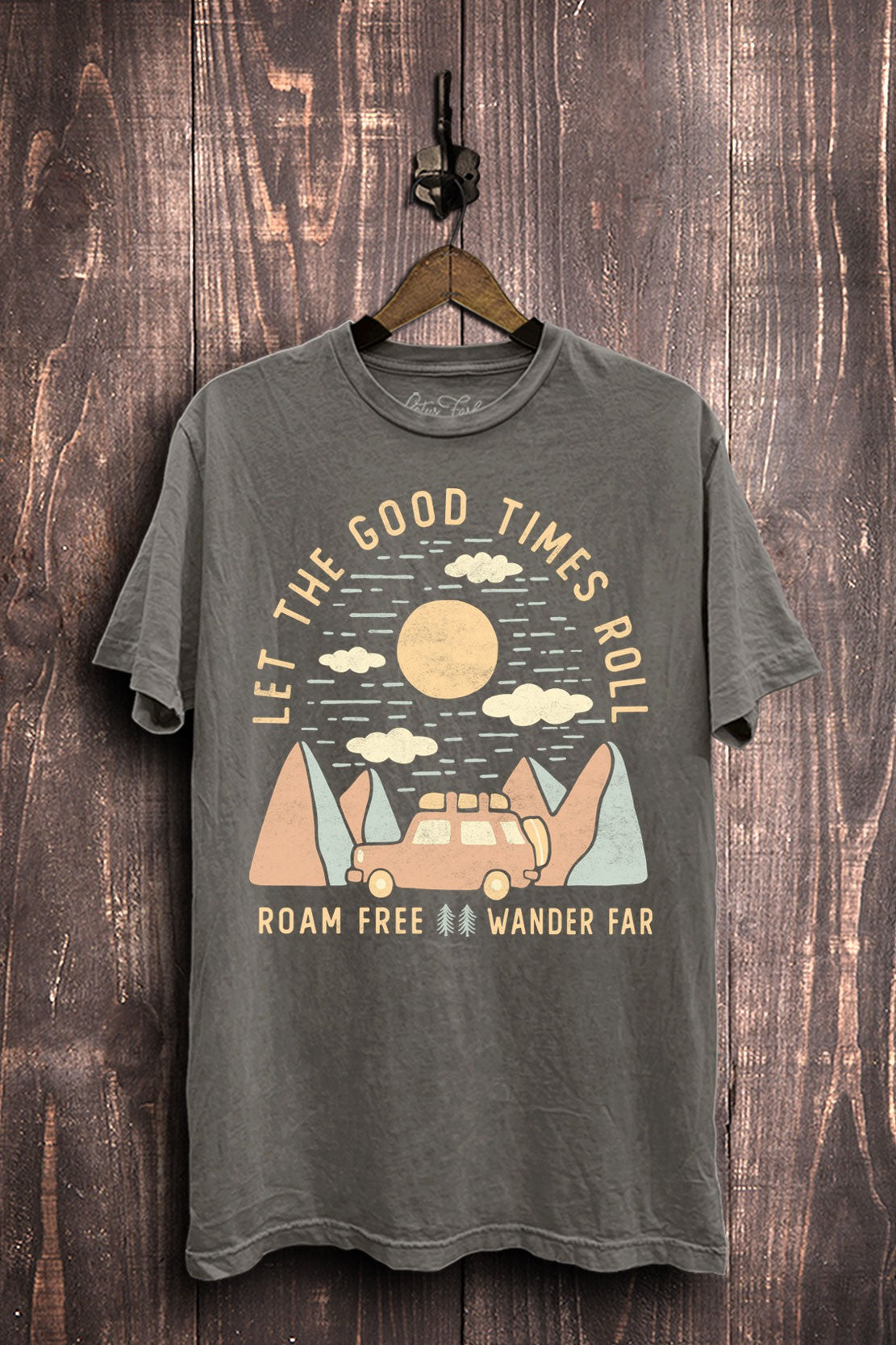 Roam Free Wander Far, Back Print